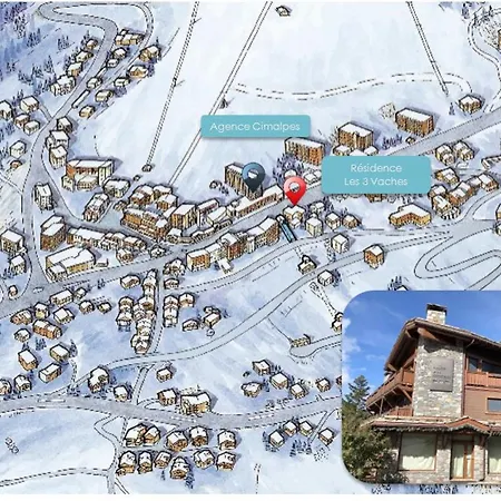 : Cosy 4 Personnes Avec Parking - Fr-1-563-50 아파트 쿠쉐벨